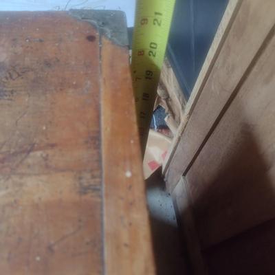 Vintage Cedar Wood Trunk (No Contents)