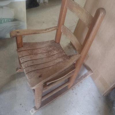 Vintage Child's Shaker Style Rocking Chair