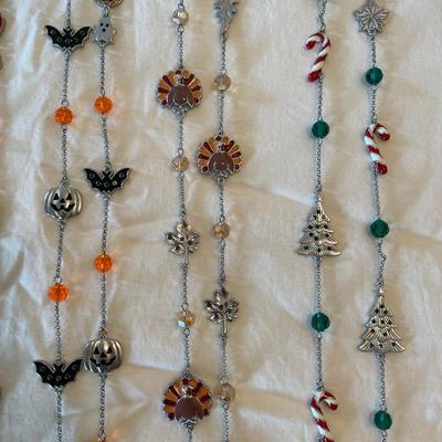 Seasonal and Themed Necklace Chains with Charms