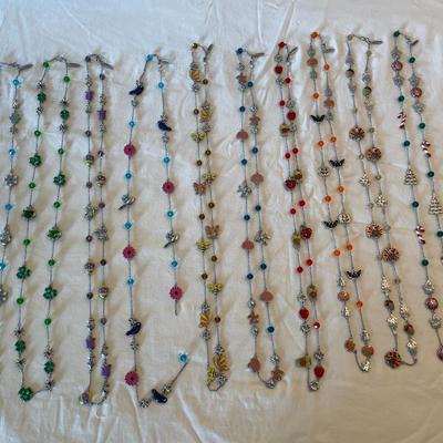 Seasonal and Themed Necklace Chains with Charms