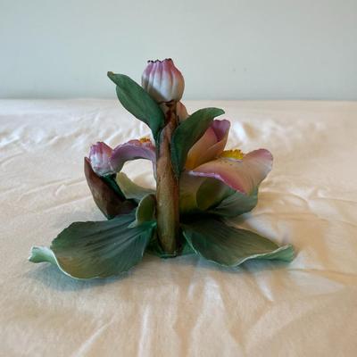 Capodimonte Handmade Floral Porcelain Sculpture by Carla Lavatore