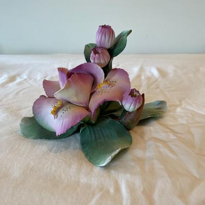 Capodimonte Handmade Floral Porcelain Sculpture by Carla Lavatore
