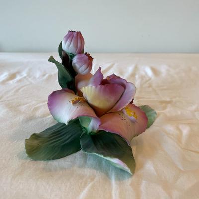 Capodimonte Handmade Floral Porcelain Sculpture by Carla Lavatore