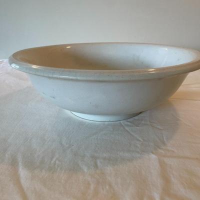 Vintage Ironstone Pitcher and Bowl Set with Pink Floral Design
