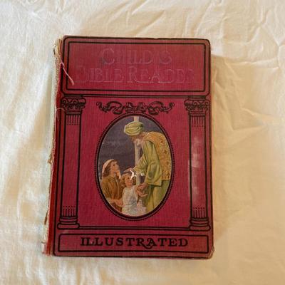 Child’s Bible Reader, 1896, Illustrated, W.E. Scull