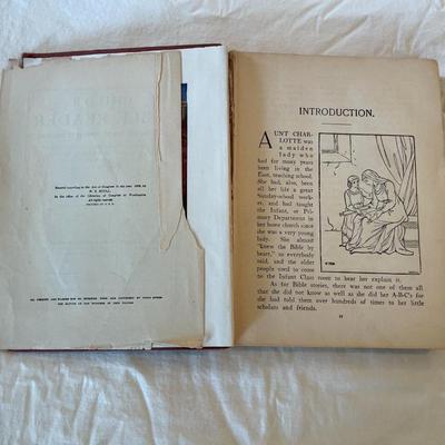 Child’s Bible Reader, 1896, Illustrated, W.E. Scull