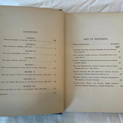 Chaucer to Tennyson by Henry A. Beers, Cambridge Literature Series