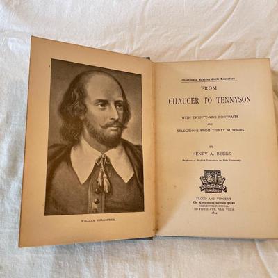 Chaucer to Tennyson by Henry A. Beers, Cambridge Literature Series
