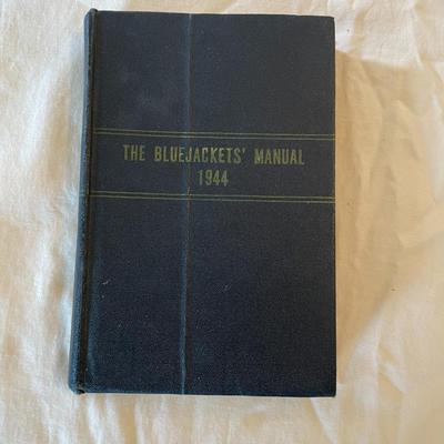 1944 Edition of ‘The Bluejackets’ Manual’ by U.S. Naval Institute