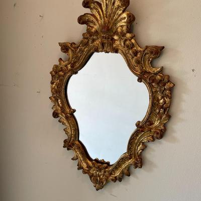 Ornate Gold Gilt Framed Wall Mirror