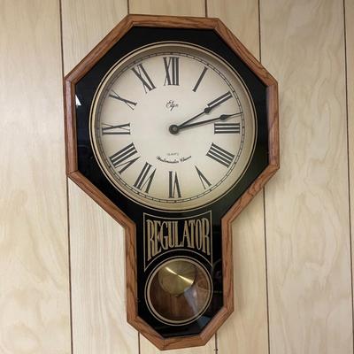 Elgin Quartz Wall Clock with Westminster Chime