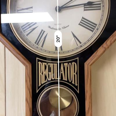Elgin Quartz Wall Clock with Westminster Chime