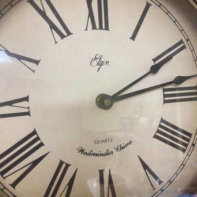 Elgin Quartz Wall Clock with Westminster Chime