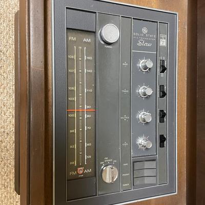 General Electric Solid State Stereo Cabinets with Record Player