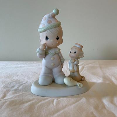 Precious Moments Figurine by Enesco Featuring Child and Toy Duck