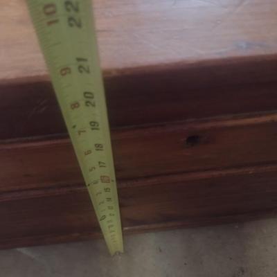 Cedar Wood Blanket Chest with Sliding Interior Drawer