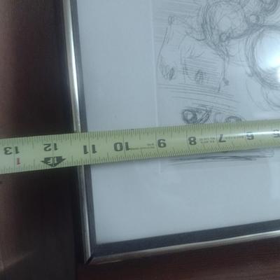 Original Etching by Pablo Picaso 'Pour Roby' with Authentication