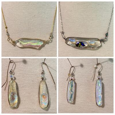 Artisanal Handmade Jewelry Lot - 2 Necklaces, 2 Pairs Earrings