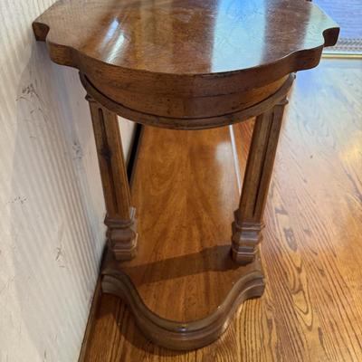 Vintage Wood Console Table 60" Rectangular Entryway with Storage