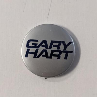 Disgrace Presidential Candidate Gary Hart 1988 Presidential Campaign Pin