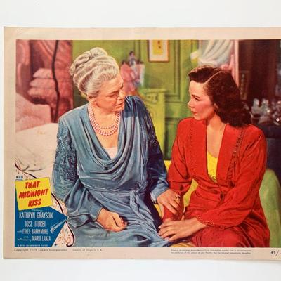 That Midnight Kiss original 1949 vintage lobby card