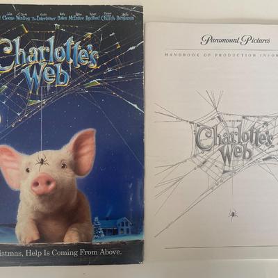 Charlotte's Web movie press booklet and production information handbook