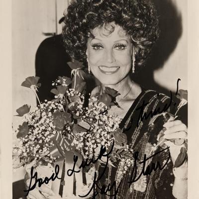 Pop Singer Kay Starr Signed Photo