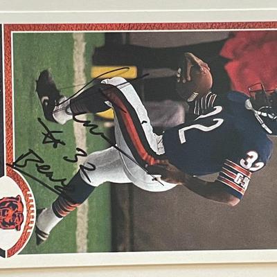 Chicago Bears Lemuel Stinson 1991 Upper Deck #339  signed trading card