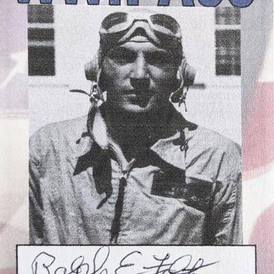 Ralph Emmitt Foltz signed Wolrld War ll Ace card