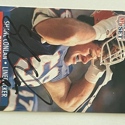 Buffalo BillsShane Conlan 1991 Pro Set #75 signed card