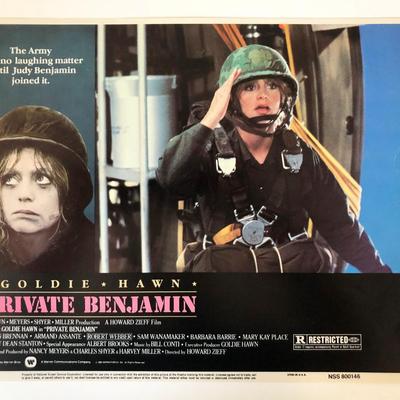 Private Benjamin original 1980 vintage lobby card