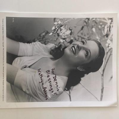 Kathryn Adams signed photo