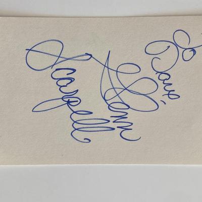 Glenn Scarpelli original signature
