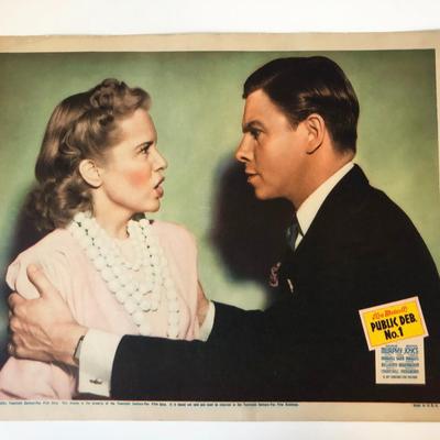 Public Deb No. 1 original 1940 vintage lobby card