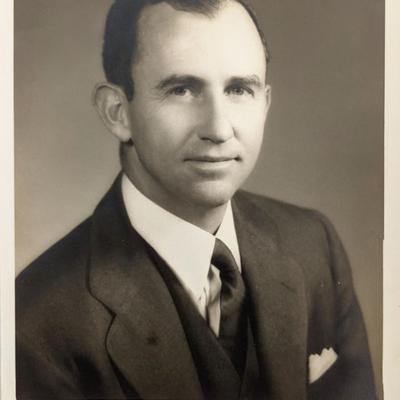 Secretary of Army Frank Pace Jr signed photo