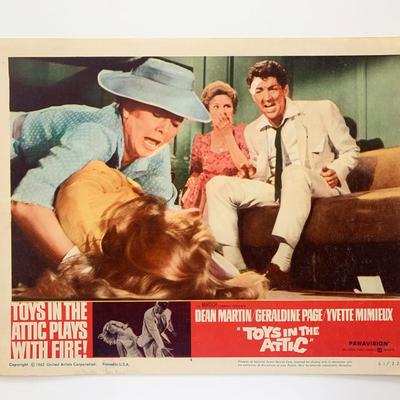 Toys in the Attic original 1963 vintage lobby card