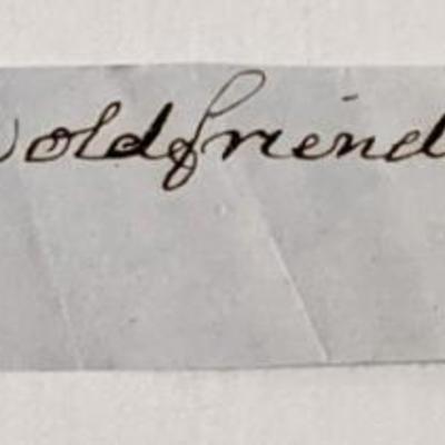 Robert Rantoul Original Signature