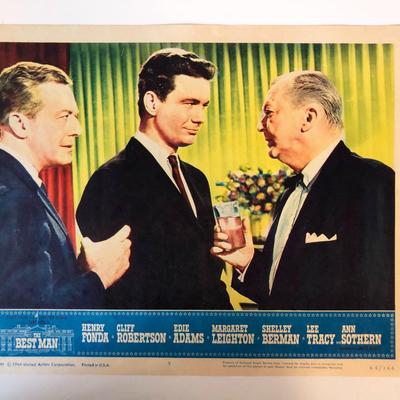 The Best Man original 1964 vintage lobby card