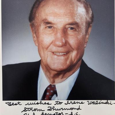 Strom Thurmond signed photo
