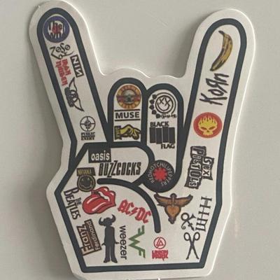 Rock n Roll bands sticker