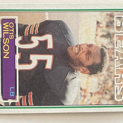 Chicago Bears Otis Wilson 1983 Topps #41 signed trading card
