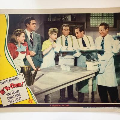 Hi'ya, Chum original 1943 vintage lobby card