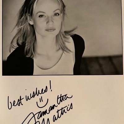 Samantha Mathis facsimile signed photo. 8x10 inches