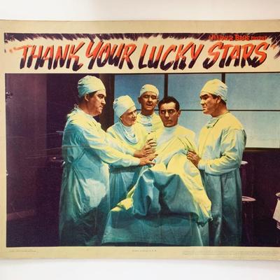 Thank Your Lucky Stars original 1943 vintage lobby card