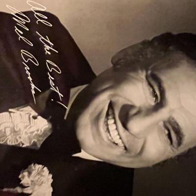 Mel Brooks facsimile signed photo. 8x10 inches