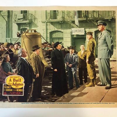 A Bell for Adano original 1945 vintage lobby card