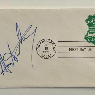 Morey Amsterdam signed first day cover