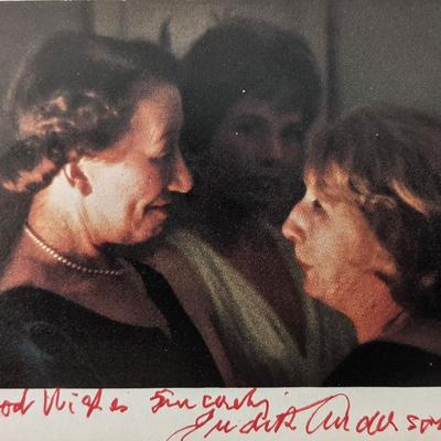 Cat On A Hot Tin Roof Judith Anderson signed magazine clipping