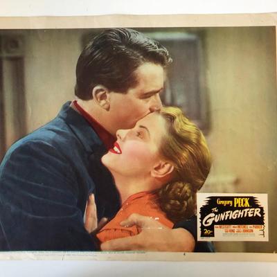 Gunfighter original 1950 vintage lobby card
