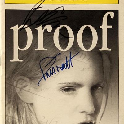 Playbill signed by David Auburn, Patrick Tomato and 1 other